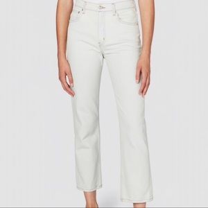 Derek Lam 10 Crosby Denim Leah Bleached High Rise Straight Leg Jeans Size 29/8